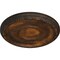 Ekena Millwork Medea Ceiling Medallion (Fits Canopies up to 5 1/2"), Hand-Painted Rust, 16 1/2"OD x 1 1/2"P CM16MDRUS - alternate 2